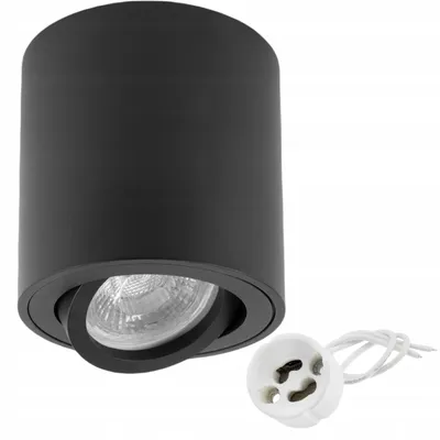 Produktbild von Smartled GU10 Aufbauleuchte Spot Zylinder Schwarz Aluminium