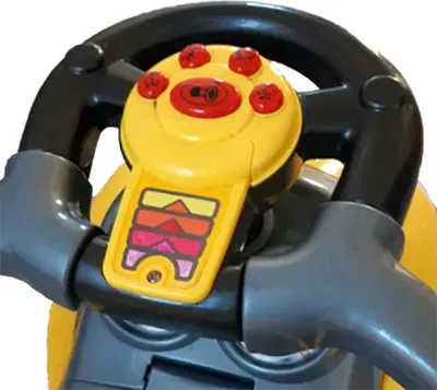Obrázok produktu pre Detské odrážadlo s vodiacou tyčou 3v1 Baby Mix Mega Car červené