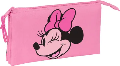 Productafbeelding van Dubbele pennenhouder Minnie Mouse, roze, 22 x 12 x 3 cm