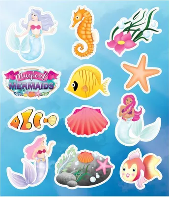 Produktbild von 12 Meerjungfrauen Traumwelt Sticker