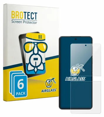 Produktbild von 6x BROTECT Schutzglas für Samsung Galaxy Z Flip 8 Schutzfolie Panzer Folie Glas Display Schutz klar