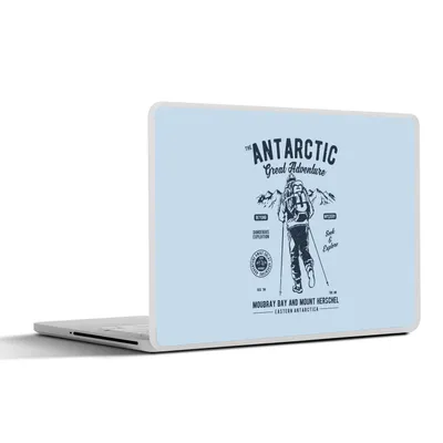 Produktbild von MuchoWow® Laptop Aufkleber Sticker Cover Wandern - Eiscreme - Weinlese 31x22.5 cm - Laptop-Deko