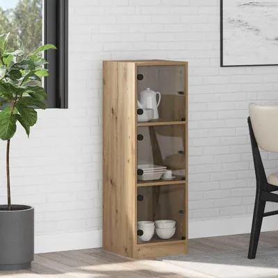 Immagine prodotto di vidaXL Credenza Artisan rovere 35 x 37 x 109 cm Materiale a base di legno