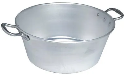 Image de Bassine Aluminium LE PRATIQUE Ø 45 cm 21 L Épaisseur 1,5 mm Anse alu