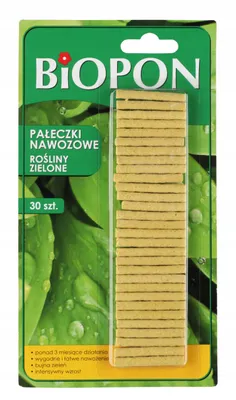 Immagine prodotto di BIOPON Fertilizzante in stick per piante verdi 30 pz