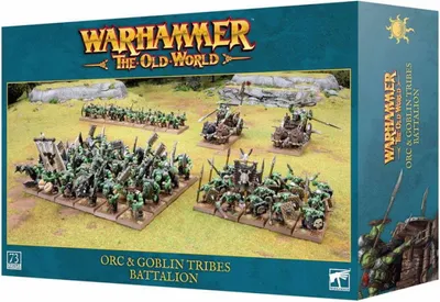 Produktbild von Warhammer The Old World Orc & Goblin Tribes Battalion