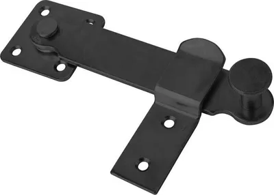 Obrázek produktu pro Otočný zámek rolety 150 mm černý - LB BWO 0363