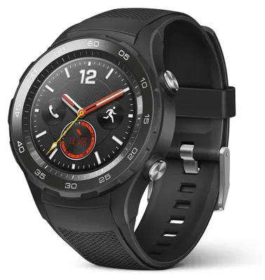 Immagine prodotto di Huawei Watch 2 45mm Cassa Plastica Nera, Cinturino Silicone Nero
