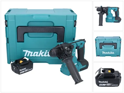 Zdjęcie produktu dla Makita DHR 183 F1J akumulatorowa wiertarko-wkrętarka 18 V 1,7 J SDS plus Brushless + 1x akumulator 3,0 Ah + Makpac - bez ładowarki