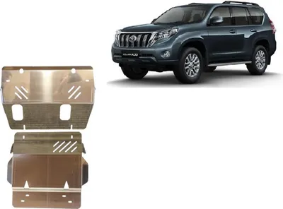 Produktbild von Stahl Unterfahrschutz für aus Aluminium Toyota Land Cruiser 150