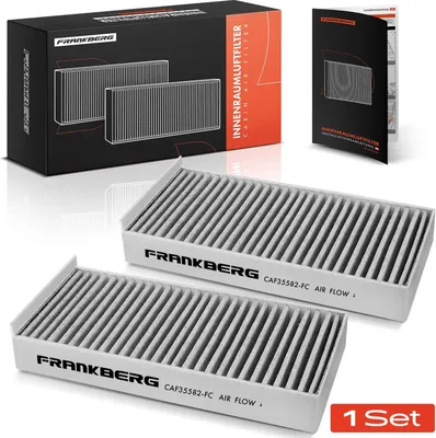Obrázok produktu pre Frankberg 2x filter vzduchu v kabíne s aktívnym uhlím pre BMW F45 F46 X1 F48 X2 F39 MINI F55 F56