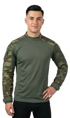 Produktbild von T-Shirt PENTAGON WOLF COMBAT SHIRT CAMO K02025 GRAUES TARNMUSTER Größe: XL
