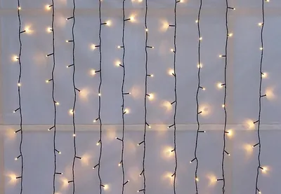 Obrázok produktu pre NEXOS diLED svetelný záves 200 LED, teplá biela, bez trafa