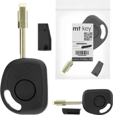 Produktbild von MT-KEY Auto Zünd Schlüssel Rohling FO21 + ID46 Transponder Wegfahrsperre kompatibel mit Jaguar Xj 09-10 Xkr 07-14