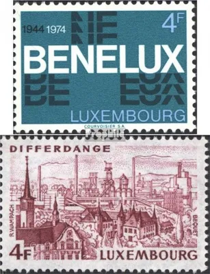 Produktbild von Briefmarken Luxemburg 1974 Mi 891,892 (kompl.Ausg.) postfrisch Sondermarken