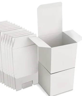Immagine prodotto di Scatole regalo in cartone bianche, 15 pezzi 13 x 13 x 13 cm