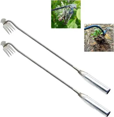 Immagine prodotto di Zappino manuale, giardinaggio, attrezzi, manico, 2 pezzi