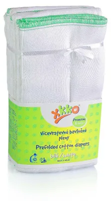 Obrázok produktu pre XKKO Classic Viacvrstvové plienky (4/8/4) BIELE - Premium