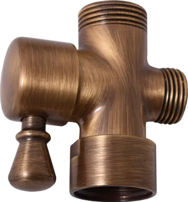 Zdjęcie produktu dla RAV Slezák Ceramic diverter for shower bars MD0629SM, old brass color