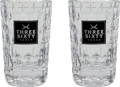 Produktbild von Three Sixty Shotgläser 2er-Set – 2 cl geeicht – Hartplastik