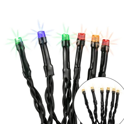 Produktbild von LED Lichterkette Deko Beleuchtung Party Garten Außen IP44 RGB 6h-Timer Batterie