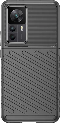 Image de Cazy Coque en Silicone Compatible avec Xiaomi 12T/12T Pro - TPU Protection Étui - Noir