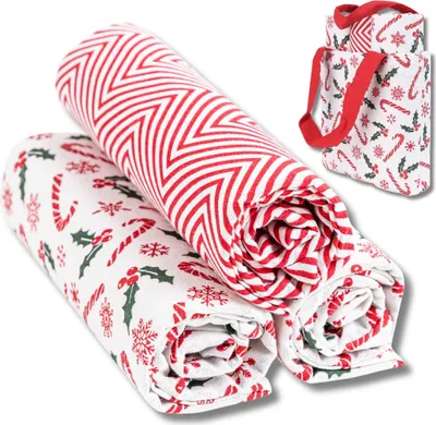 Produktbild von Moraj | Küchentücher Set - 40x70cm - 3 Stück - Elegantes Design - Weihnachtsmotiv