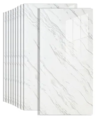 Immagine prodotto di Carta da parati effetto marmo autoadesiva, confezione da 15 pezzi, dimensioni 30 x 60 cm