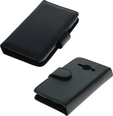 Produktbild von OTB Tasche (Kunstleder) für Samsung Galaxy J1 Bookstyle schwarz
