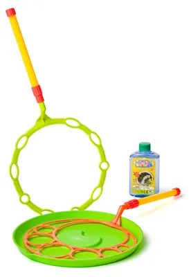 Immagine prodotto di WOOBLY BOOBLY Set per bolle giganti - 2 beccucci + ricarica da 300 ml