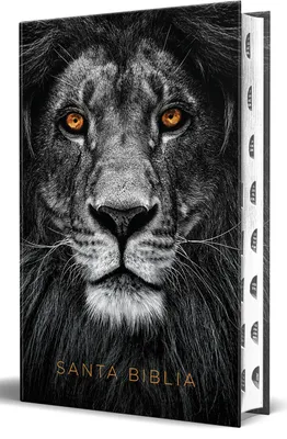 Produktbild von Biblia Rvr 1960 Letra Grande Tamaño Manual, Tapa Dura León de Juda Con Índice / Spanish Bible Rvr 1960 Handy Size Large Print Hardcover Lion of Judah with in