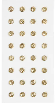 Produktbild von Strasssteine, D 8 mm, Gold, 32 Stk/ 1 Pck [HOB-283819]