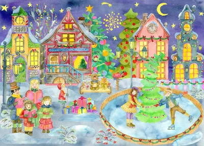 Produktbild von Grafika Puzzle Weihnachten - 1500 Teile Puzzle mehrfarbig