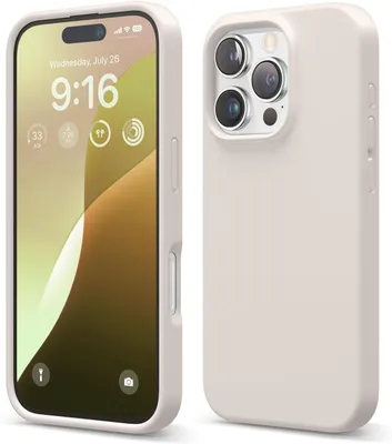 Zdjęcie produktu dla Elago Etui silikonowe Premium do iPhone'a 16 Pro Stone