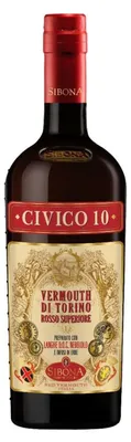 Produktbild von SIBONA Civico 10 Vermouth di Torino, 18% vol, 0,75l, Italien