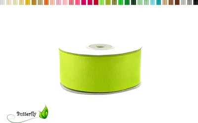 Produktbild von 25m Rolle Ripsband 38mm, Farbauswahl:maigrün 550 / lindgrün / hellgrün