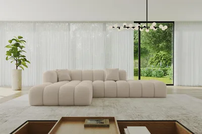 Produktbild von ALTDECOR Ecksofa in L-Form OLEA-L2 - 289x176x71 cm Dunkelgrau - Corner Sofa Bett Eckcouch Couch Wohnlandschaft Cauchsofa