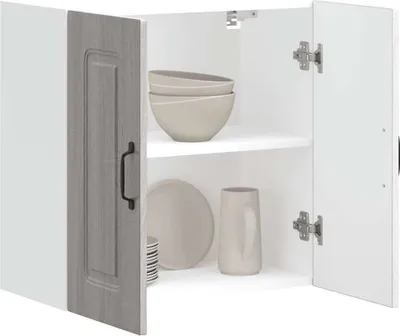 Produktbild von Möbel Küchen-Hängeschrank Kalmar Grau Sonoma Holzwerkstoff - Küchenschränke &46317