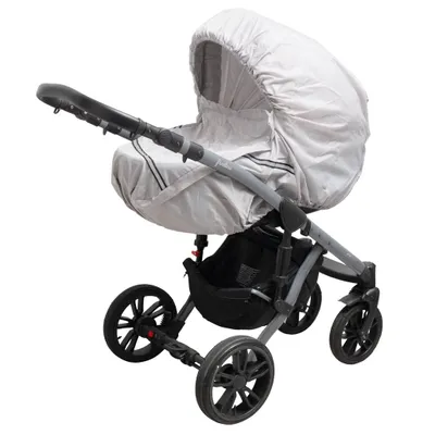 Image de Housse de poussette avec élément réfléchissant New Baby Basic gris