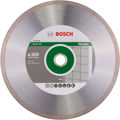 Image de Disque de coupe diamanté Bosch pour la céramique 300 x 30/25,40 x 2,8 x 10 mm