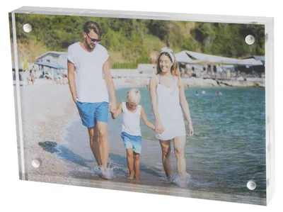 Acryl-Fotoliste transparent magnetisch 10x15 cm