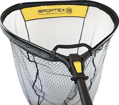 Produktbild von Sportex Alu-Kescher Monster, gummiert, 95x86cm, extra große Maschen, 1m Tiefe