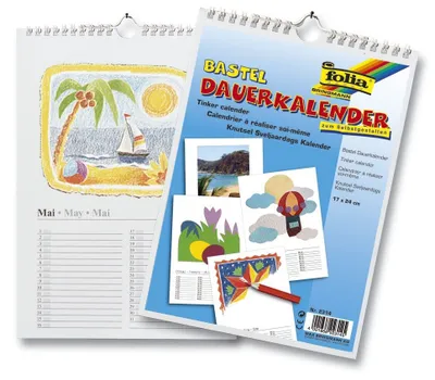 Obrázok produktu pre Kalendár Folia 2314 Craft - 17 x 24 cm, biely, 13 listov + 1 dodatočný titulný list(T)