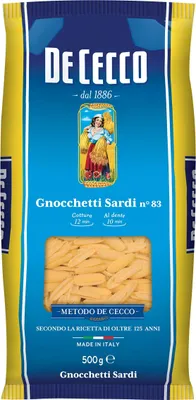 Produktbild von 10x Pasta De Cecco 100% Italienisch Gnocchetti Sardi n. 83 Nudeln 500g