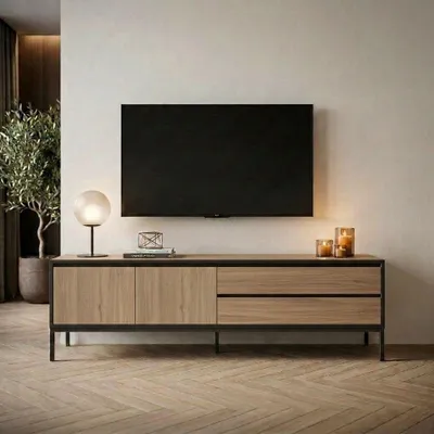 Produktbild von Skye Decor, Hochwertiger TV-Ständer, 180 cm, Sepet Eiche, 100% Melamin | 12345