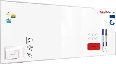Immagine prodotto di Lavagna magnetica bianca cancellabile a secco (cornice in alluminio EXPO) 300x120cm
