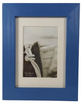 Produktbild von Ertom Fotarahmen blau 13x18 cm mit Passepartout