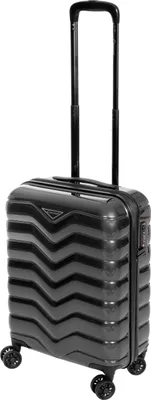 Produktbild von Handgepäck Hartschalentrolley Koffer V Grau Anthrazit 55 cm Cavalet - Bowatex