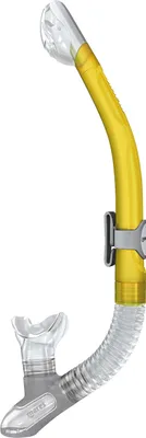 Produktbild von Mares Schnorchel mit Ventil Ergo Dry, Farbe:gelb, Silikonfarbe:transparent