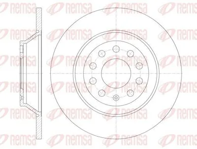 Produktbild von 2x REMSA Bremsscheibe 6969.00 hinten für AUDI A6 Avant (4F5 C6) 301 7mm 49 2mm